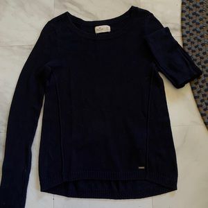 NAVY BLUE TIGHT SWEATER